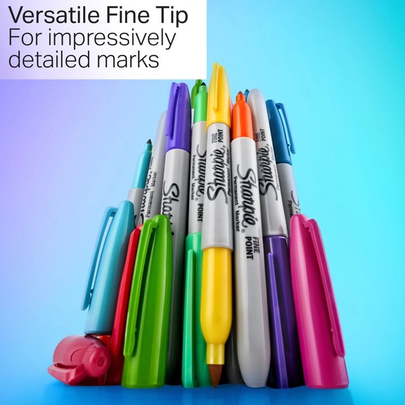 New Sharpie Glam Pop Permanent Markers, Fine Point 24 pack - Picture 4 of 6
